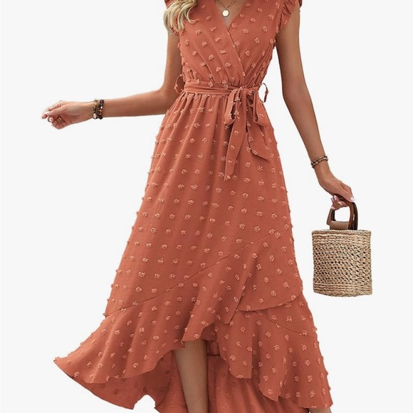 Dresses | Elegant Terracotta Maxi Dress | Poshmark
